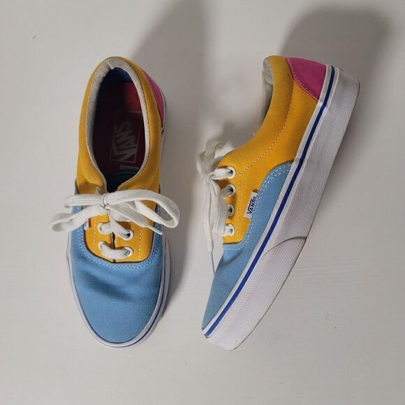 Vans Era Bright Color Blocked Skate Shoes - Picture 6 of 14